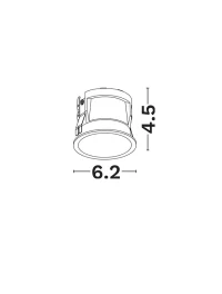 Spot Spezia GU10, 1x10 W, 220-240 V, IP20, aluminiu 3