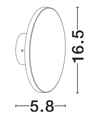Aplică exterior TOWER LED 8 W, 220-240 V, 756 lm, 3000K, IP65, policarbonat și acril 6