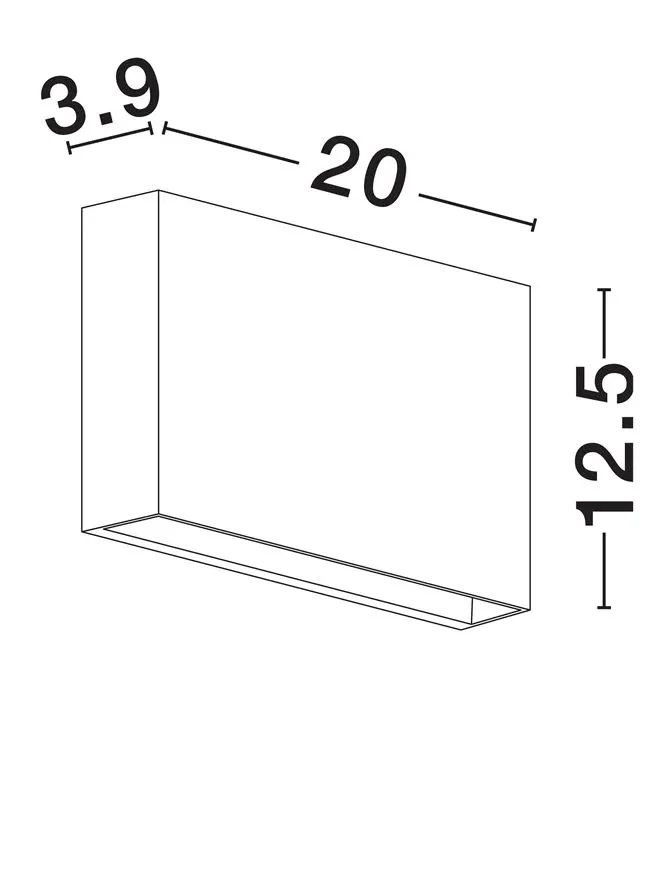 Aplică exterior YOKO LED 7 W, 220-240 V, 374 lm, 3000K, IP65, policarbonat și acril 6