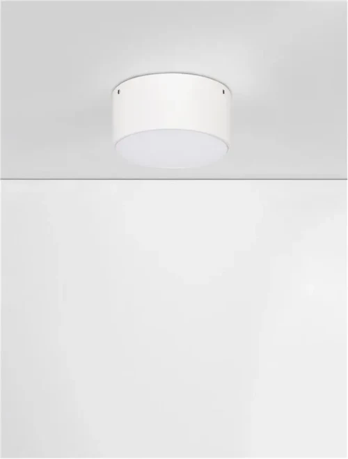 Plafonieră exterior JUDI LED 10 W, 100-240 V, 655 lm, 3000K, IP65, policarbonat și aluminiu