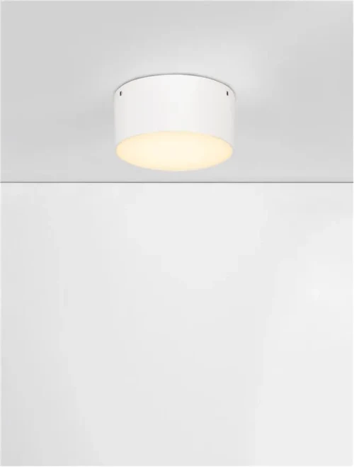 Plafonieră exterior JUDI LED 10 W, 100-240 V, 655 lm, 3000K, IP65, policarbonat și aluminiu