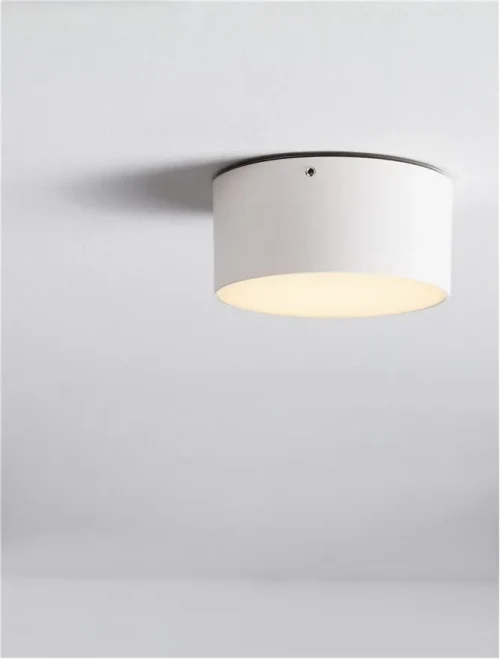 Plafonieră exterior JUDI LED 10 W, 100-240 V, 655 lm, 3000K, IP65, policarbonat și aluminiu
