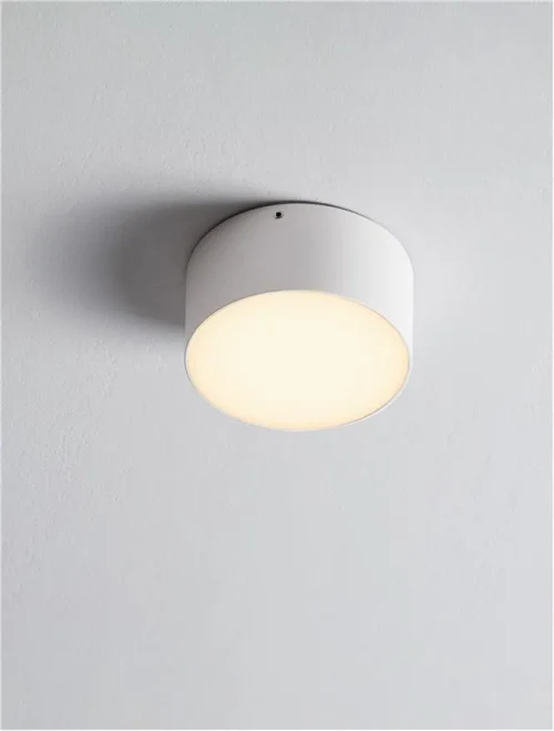 Plafonieră exterior JUDI LED 10 W, 100-240 V, 655 lm, 3000K, IP65, policarbonat și aluminiu