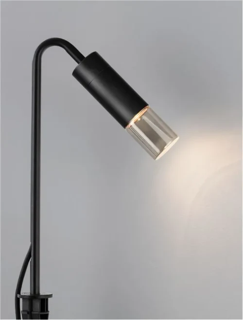 Stâlp AETHER LED 5 W, 100-240 V, 71 lm, 3000K, IP65, aluminiu și sticlă