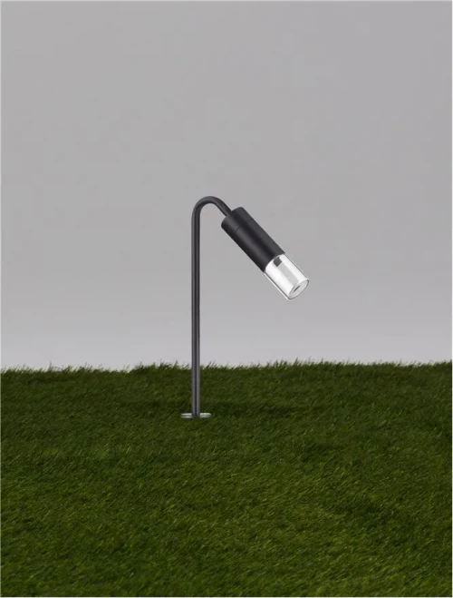 Stâlp AETHER LED 5 W, 100-240 V, 71 lm, 3000K, IP65, aluminiu și sticlă