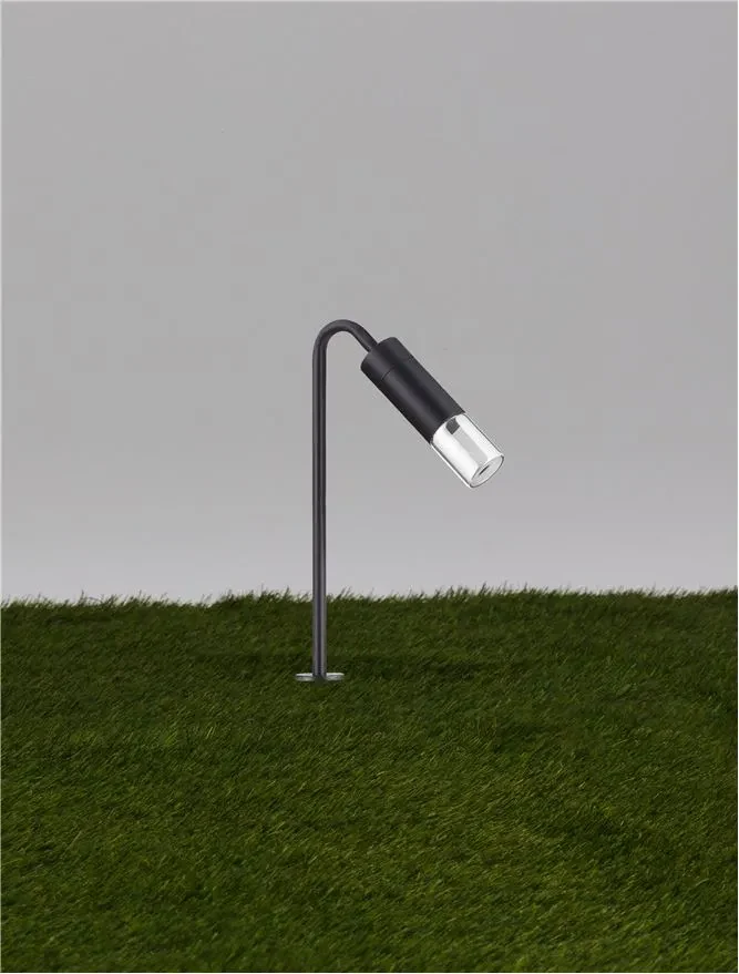 Stâlp AETHER LED 5 W, 100-240 V, 71 lm, 3000K, IP65, aluminiu și sticlă 3