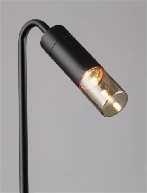 Stâlp AETHER LED 5 W, 100-240 V, 71 lm, 3000K, IP65, aluminiu și sticlă