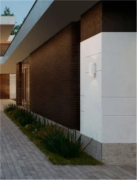 Aplică exterior NOCTA LED 9 W, 220-240 V, 547 lm, 3000K, IP54, aluminiu și sticlă