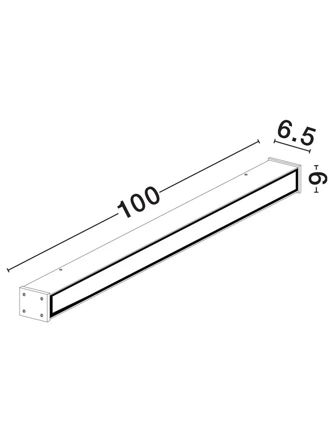 Aplică exterior NOVA LED 36 W, 220-240 V, 1579 lm, 3000K, IP65, aluminiu și sticlă 6