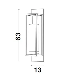 Aplică JULIET E14, 1x5 W, 230 V, IP20, metal și sticlă 3