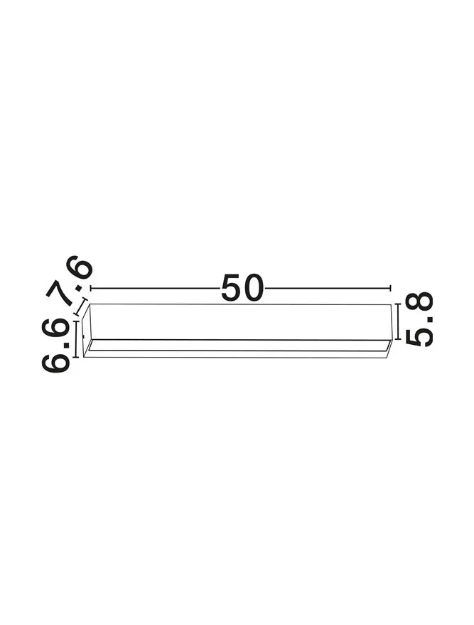 Aplică exterior PRISMATIC LED 28 W, 220-240 V, 1019 lm, 2200-2700-3200-4000K, IP65, dimmabil prin DIP switch, aluminiu 9