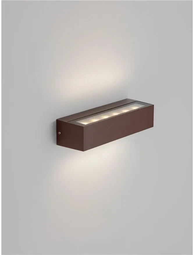 Aplică exterior PRISMATIC LED 11 W, 220-240 V, 467 lm, 2200-2700-3200-4000K, IP65, dimmabil prin DIP switch, aluminiu 6