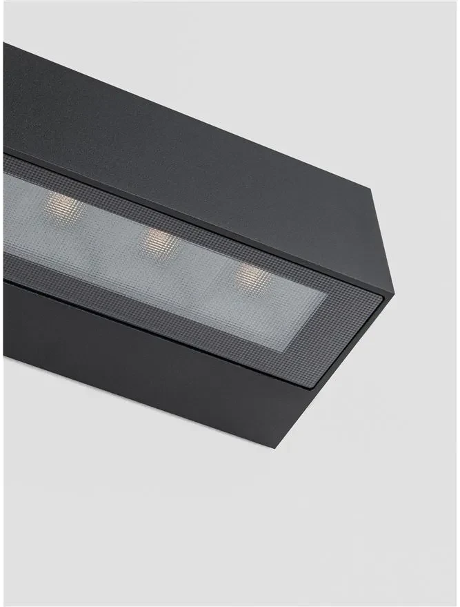 Aplică exterior PRISMATIC LED 6 W, 220-240 V, 213 lm, 2200-2700-3200-4000K, IP65, dimmabil prin DIP switch, aluminiu 8