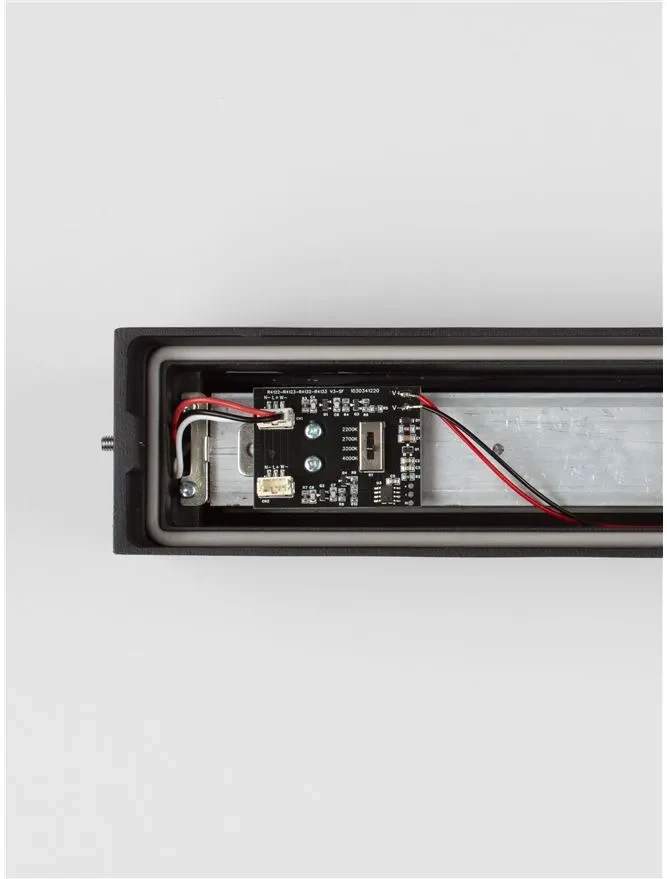 Aplică exterior PRISMATIC LED 16 W, 220-240 V, 445 lm, 2200-2700-3200-4000K, IP65, dimmabil prin DIP switch, aluminiu 7