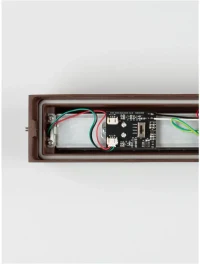 Aplică exterior PRISMATIC LED 16 W, 220-240 V, 445 lm, 2200-2700-3200-4000K, IP65, dimmabil prin DIP switch, aluminiu 9