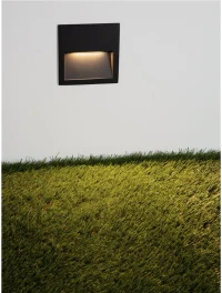Aplică exterior TIL LED 3 W, 220-240 V, 86 lm, 2200-2700-3200-4000K, IP65, dimmabil prin DIP switch, aluminiu