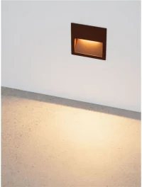 Aplică exterior TIL LED 3 W, 220-240 V, 86 lm, 2200-2700-3200-4000K, IP65, dimmabil prin DIP switch, aluminiu 6