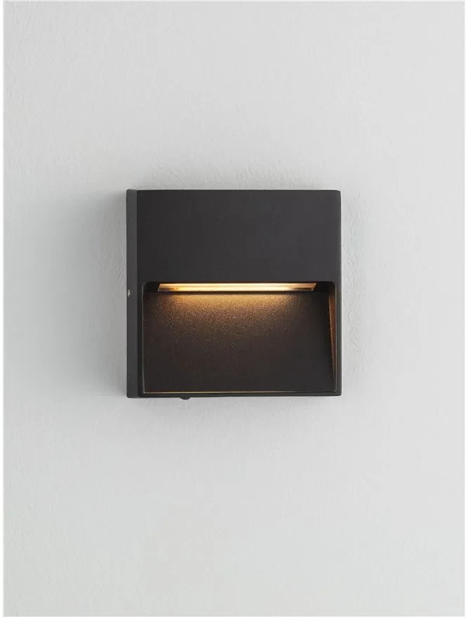 Aplică exterior TIL LED 3 W, 220-240 V, 83 lm, 2200-2700-3200-4000K, IP65, dimmabil prin DIP switch, aluminiu 4
