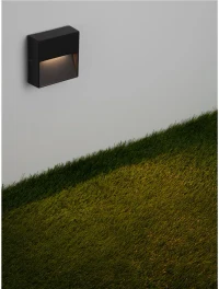 Aplică exterior TIL LED 3 W, 220-240 V, 83 lm, 2200-2700-3200-4000K, IP65, dimmabil prin DIP switch, aluminiu 6