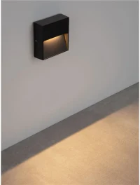 Aplică exterior TIL LED 3 W, 220-240 V, 83 lm, 2200-2700-3200-4000K, IP65, dimmabil prin DIP switch, aluminiu 7
