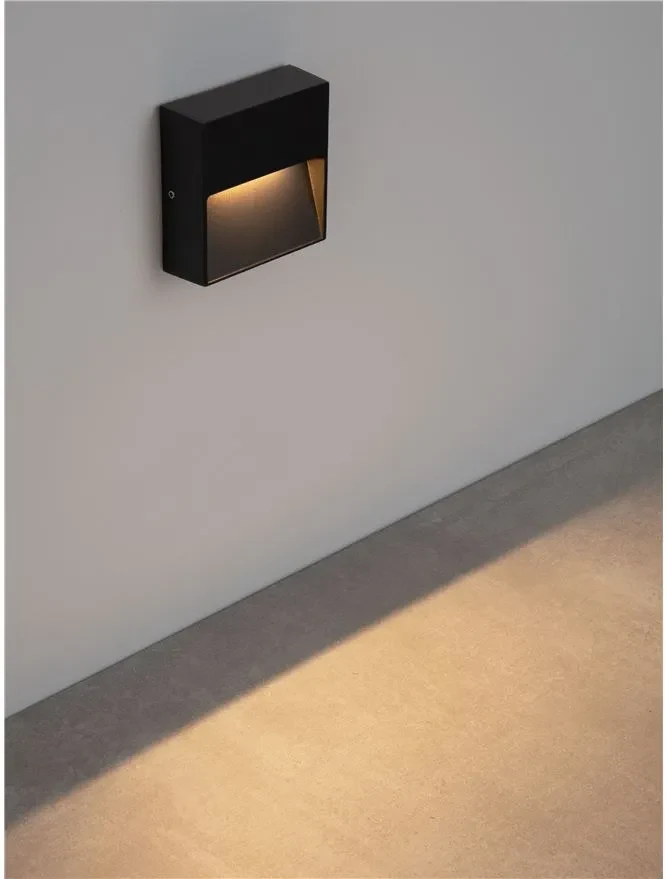 Aplică exterior TIL LED 3 W, 220-240 V, 83 lm, 2200-2700-3200-4000K, IP65, dimmabil prin DIP switch, aluminiu 7