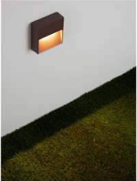 Aplică exterior TIL LED 3 W, 220-240 V, 83 lm, 2200-2700-3200-4000K, IP65, dimmabil prin DIP switch, aluminiu