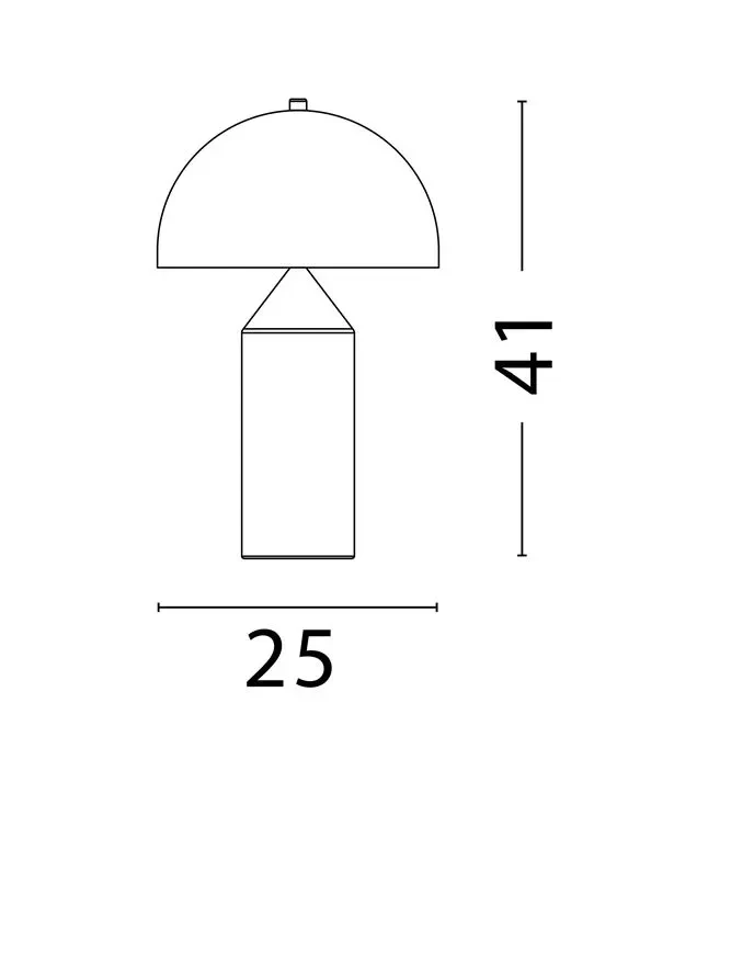Veioză BOLT E27, 1x12 W, 100-240 V, IP20, metal 3