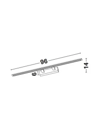 Aplică LIVIA LED 30 W, 230 V, 2422 lm, 3000K, IP44, aluminiu și acril 4