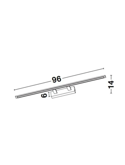 Aplică LIVIA LED 30 W, 230 V, 2422 lm, 3000K, IP44, aluminiu și acril
