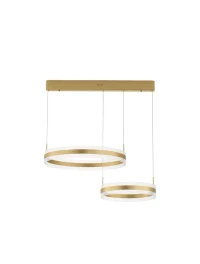 Suspensie AGOS LED 124 W, 230 V, 5421 lm, 3000K, IP20, dimmabil Triac, aluminiu și acril 2
