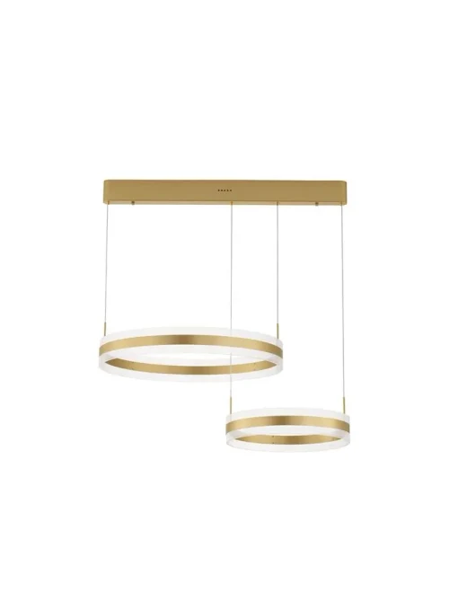Suspensie AGOS LED 124 W, 230 V, 5421 lm, 3000K, IP20, dimmabil Triac, aluminiu și acril