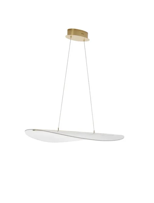 Suspensie AGOS LED 32 W, 230 V, 2156 lm, 3000K, IP20, dimmabil Triac, aluminiu și acril