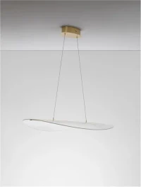 Suspensie AGOS LED 32 W, 230 V, 2156 lm, 3000K, IP20, dimmabil Triac, aluminiu și acril 2