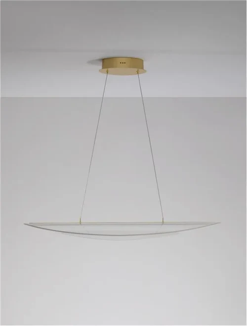 Suspensie AGOS LED 32 W, 230 V, 2156 lm, 3000K, IP20, dimmabil Triac, aluminiu și acril