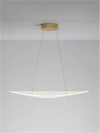 Suspensie AGOS LED 32 W, 230 V, 2156 lm, 3000K, IP20, dimmabil Triac, aluminiu și acril 5