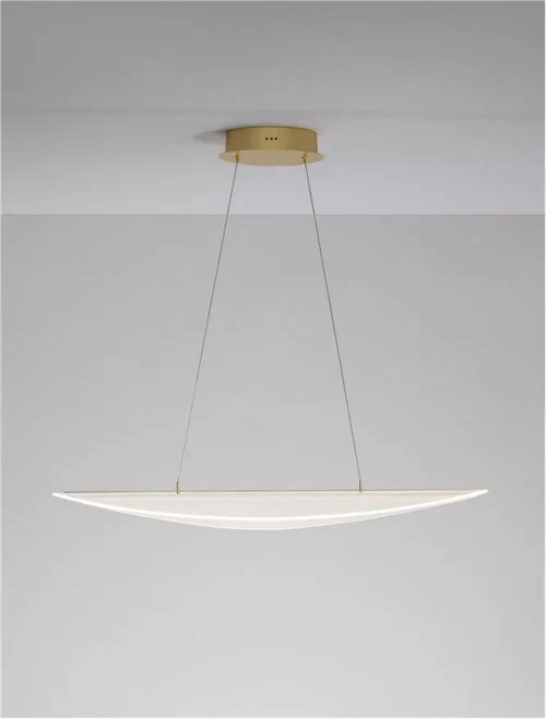 Suspensie AGOS LED 32 W, 230 V, 2156 lm, 3000K, IP20, dimmabil Triac, aluminiu și acril