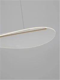 Suspensie AGOS LED 32 W, 230 V, 2156 lm, 3000K, IP20, dimmabil Triac, aluminiu și acril 7