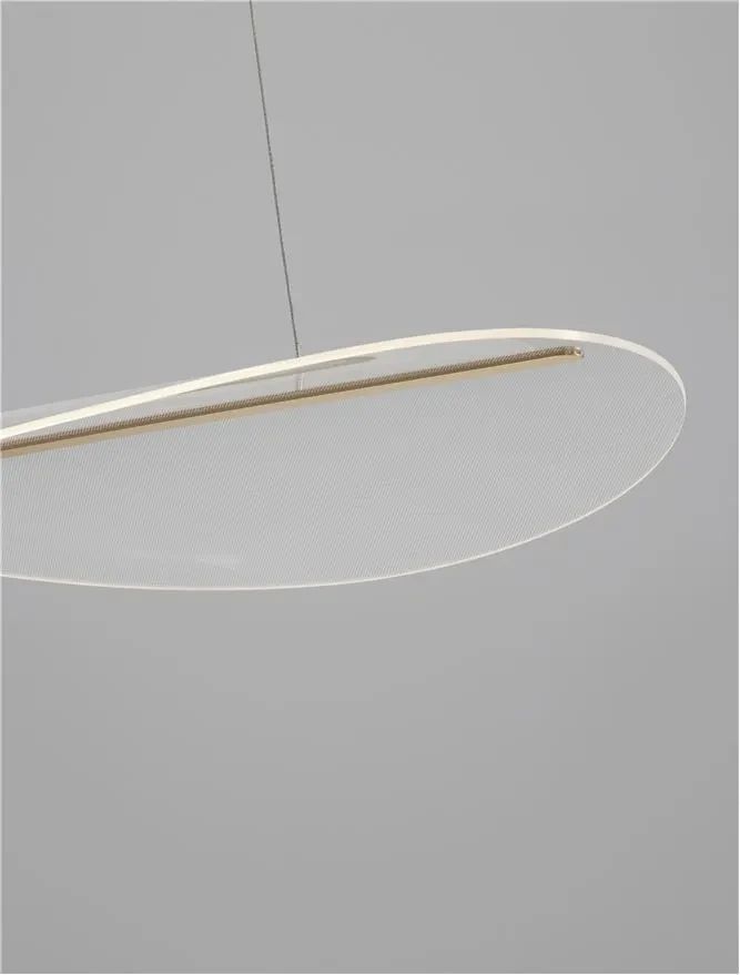 Suspensie AGOS LED 32 W, 230 V, 2156 lm, 3000K, IP20, dimmabil Triac, aluminiu și acril 7