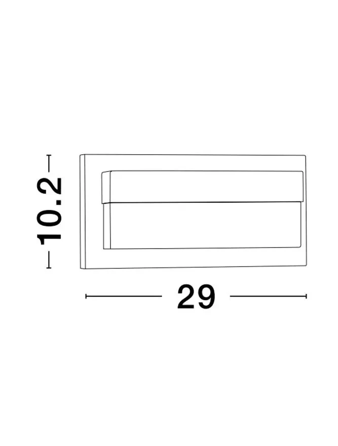 Aplică exterior LETO LED 18 W, 220-240 V, 2132 lm, 3000-4000-6500K, IP65, aluminiu și acril 5