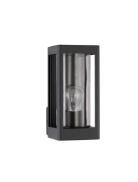 Aplică exterior FIGO E27, 1x12 W, 110-240 V, IP54, aluminiu și sticlă