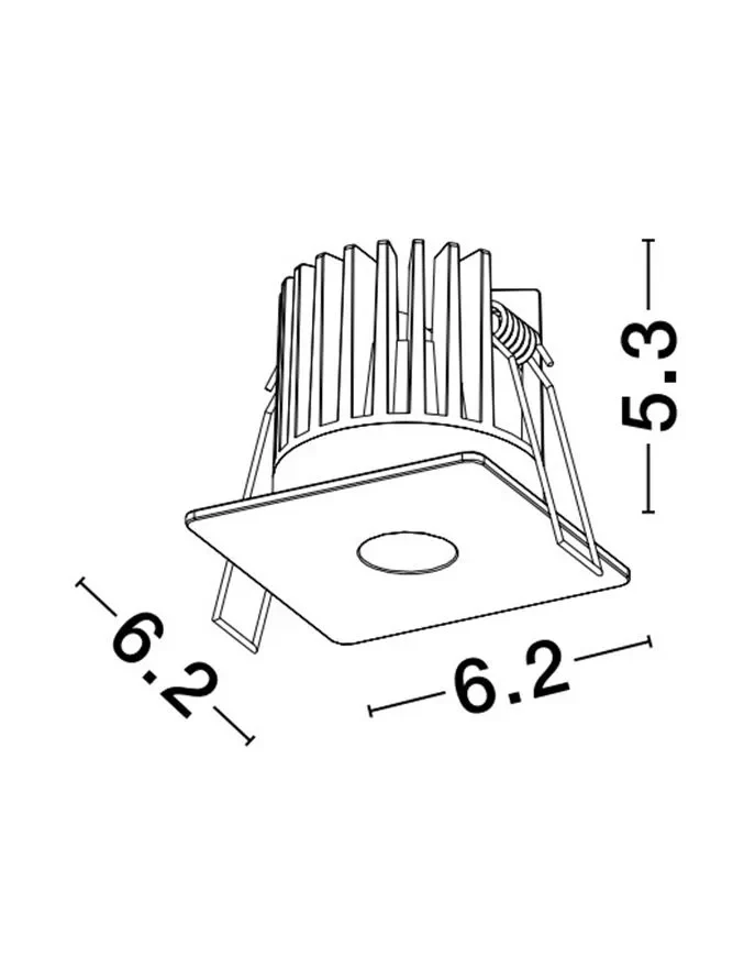 Spot ONO 8 W, 220-240 V, 343 lm, 3000K, IP20, CRI ≥90, aluminiu 2