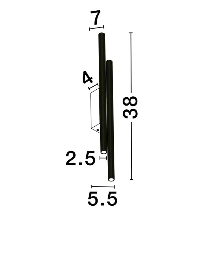 Aplică PARON LED 15 W, 220-240 V, 715 lm, 3000K, IP20, aluminiu 7