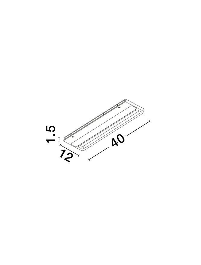 Aplică PABLO LED 12 W, 220-240 V, 853 lm, 3000K, IP20, aluminiu 6