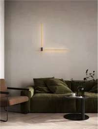 Aplică PEAK LED 20 W, 220-240 V, 1000 lm, 2700-3000-4000K, IP20, dimmabil Triac prin DIP switch, aluminiu și alamă
