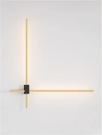 Aplică PEAK LED 20 W, 220-240 V, 1000 lm, 2700-3000-4000K, IP20, dimmabil Triac prin DIP switch, aluminiu și alamă 7