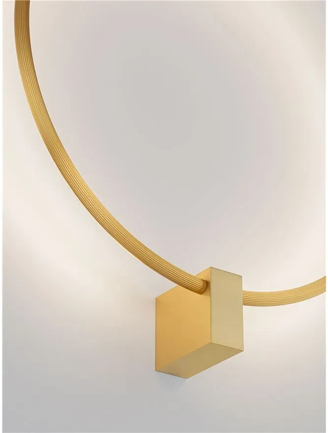 Aplică CERCIO LED 21 W, 220-240 V, 1050 lm, 2700-3000-4000K, IP20, dimmabil Triac prin DIP switch, aluminiu și alamă 5