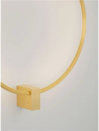 Aplică CERCIO LED 21 W, 220-240 V, 1050 lm, 2700-3000-4000K, IP20, dimmabil Triac prin DIP switch, aluminiu și alamă 6
