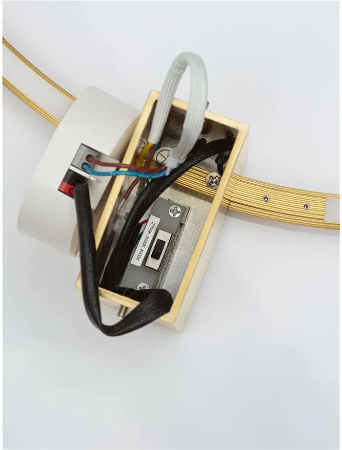 Aplică CERCIO LED 21 W, 220-240 V, 1050 lm, 2700-3000-4000K, IP20, dimmabil Triac prin DIP switch, aluminiu și alamă 7