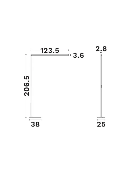 Lampadar Reader 51 W, 220-240 V, 4000K, IP44