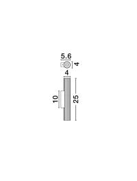 Aplică RIVETA LED 6 W, 220-240 V, 444 lm, 3000K, IP20, aluminiu 6